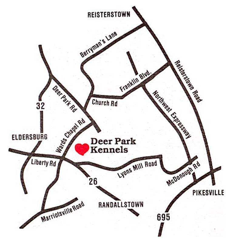 Deer Park Kennels Baltimore, Owings Mills, Pikesville, Carroll County